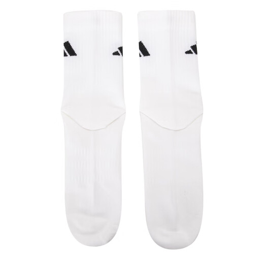 阿迪达斯 （adidas）袜子男袜女袜运动袜吸湿排汗休闲袜子高帮袜长筒袜 JC9272黑白灰三双装 XS-3436