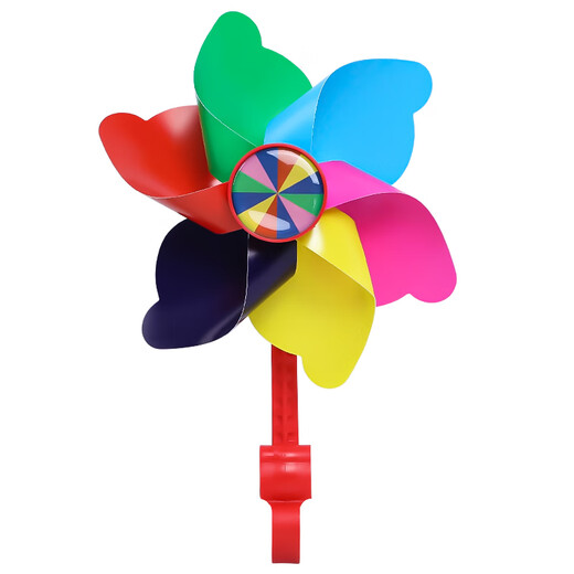 Molilla de viento giratorio colorido Juguetes para cochecito para niños Decoración de bicicletas de cochecito de la bicicleta Hommashaldia de viento pequeño al aire libre