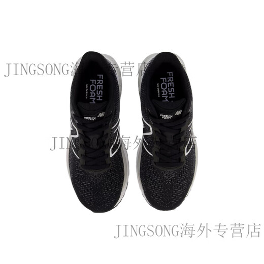 NEW BALANCENB880v12简约舒适网布织物防滑耐磨透气轻便低帮跑步鞋女款黑白 B宽 37.5