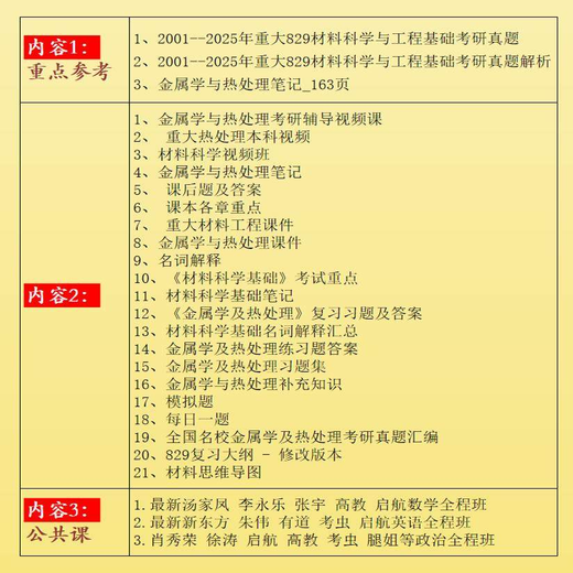 2026年重庆大学重大829材料科学与工程考研真题解析专业课初试 纸质版套餐