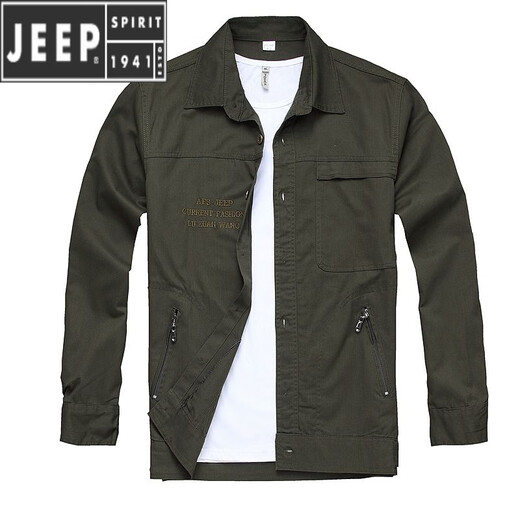 Jeep Spirit Pure Cotton Summer Suit Мужской дышащий много карманный сварщик сварщики сварщики сварщика с устойчивой к устойчивой к ненормальной одежде.