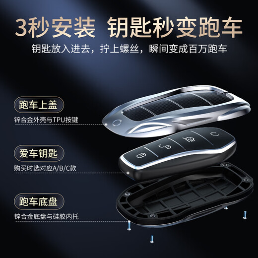 Xia Xiang BYD Key Cover Seagull Car Delphin Barrel Han EV Shell Song Pro Bag Yuan Plus Tang Qin Plus DMI anwendbar F3