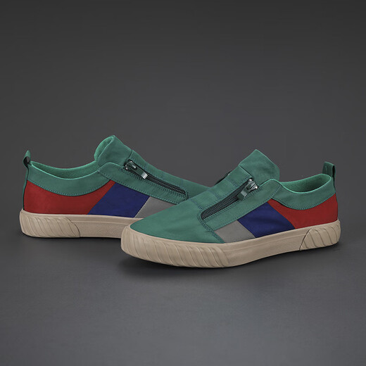 Región occidental Camel 2025 Zapatos de hombres de primavera Nuevos zapatos de lona transpirables zapatos casuales de una pie
