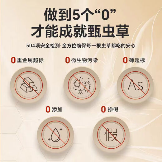 藏芝翁高海拔冬虫夏草精选头茬干虫草高端滋补礼盒送长辈送领导送客户 3根/克共100克【高端礼盒，健康品质】