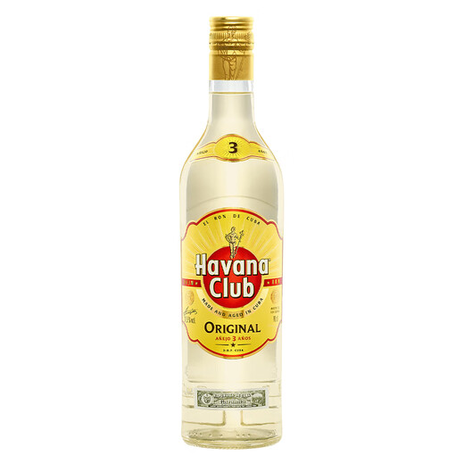 哈瓦纳俱乐部（Havana Club）洋酒古巴朗姆酒哈瓦纳俱乐部3年莫吉托基酒 原瓶进口 哈瓦纳俱乐部 1000mL