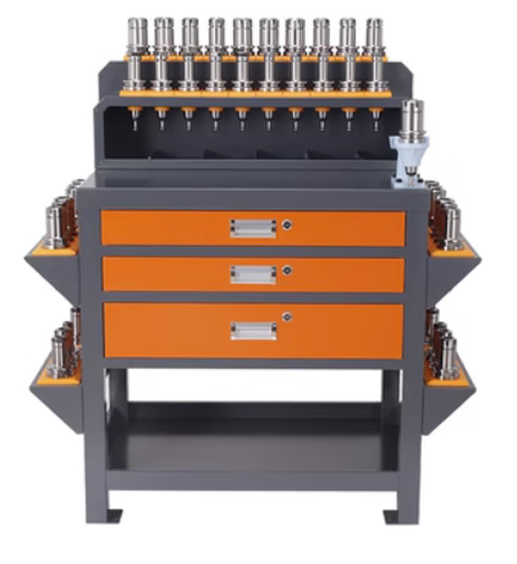 Kezitu BT40 tool car BT50BT30 tool holder tool car tool handle cabinet CNC tool holder CNC machining center one-draw two-door tool cabinet