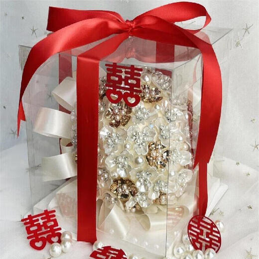 OIMG Chinese Style Bride Bouquet DIY Best Friend Hochzeitsgeschenkequalitäts -Muschel Bouquet Fertiges Produkt Komplette Material