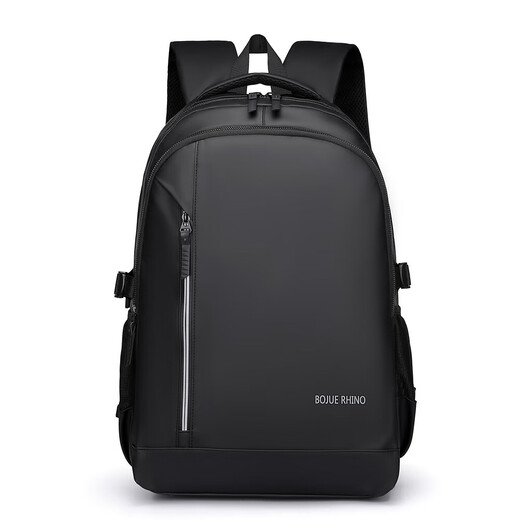 Sac à dos pour hommes sac à dos pour les femmes d'affaires Business Business Travel Travel Travel Schoolbag Sac d'ordinateur d'amortisseur à airbag tridimensionnel noir