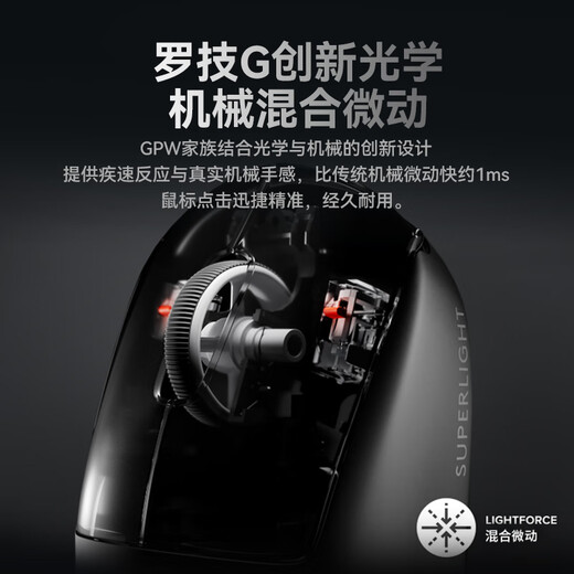 Logitech (G) GPW second generation King Kong version wireless gaming mouse 88G acceleration Hero2 sensor ergonomics gpw2 laptop office mouse cgso Valorant DJ11 GPW2 King Kong version red free large table mat + mouse storage box