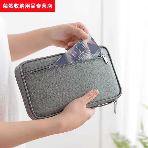 Bolsa de almacenamiento de boletos de pasaporte bolsas de viaje portátiles en el extranjero
