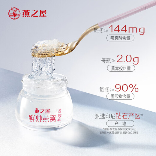 Yanzhiwu fresh stewed bird's nest gift card ready-to-eat bird's nest business gift 45g series gift card light raising monthly card 45g*28 bottles