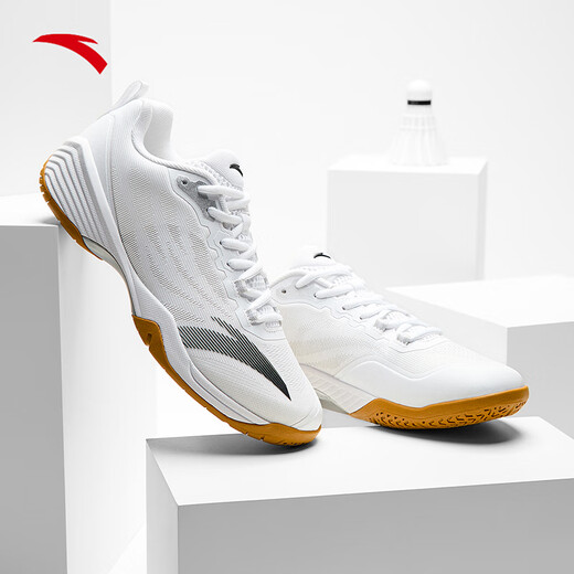 Anta badminton shoes men's and women's shoes summer new table tennis badminton shoes breathable wear-resistant rubber sole TPU torsion-resistant support
