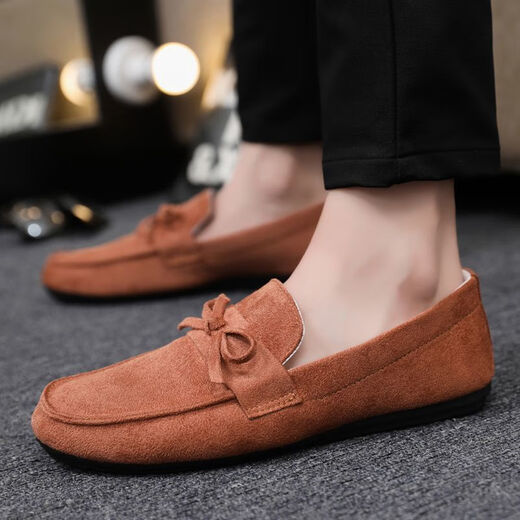 Pushui Fangfang Old Beijing Beans Lazy Beans Shoes Canvas para hombres Casuales y versátiles de primavera (D753) 44