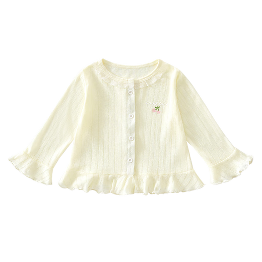 Banxidi girls jacket summer new style children's style air-conditioned shirt summer thin top baby physical sun protection children's clothing pink 100