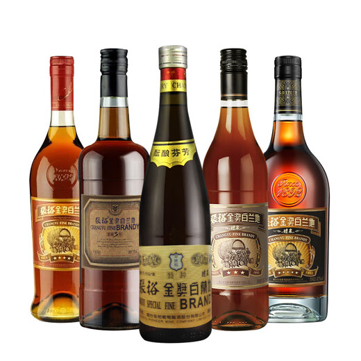 
Changyu (CHANGYU) Gold Award Brandy Three-Four-Star Cellar Yantai Special Grape Distilled Wine Bottles Can be used for merchants 40-degree Long Neck VS Brandy 700mL 1 Bottle Zhangyu