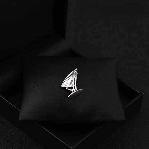Puli UK NextVlone new high-end brooch for men and women smooth sailing navy sailboat brooch brooch star gold