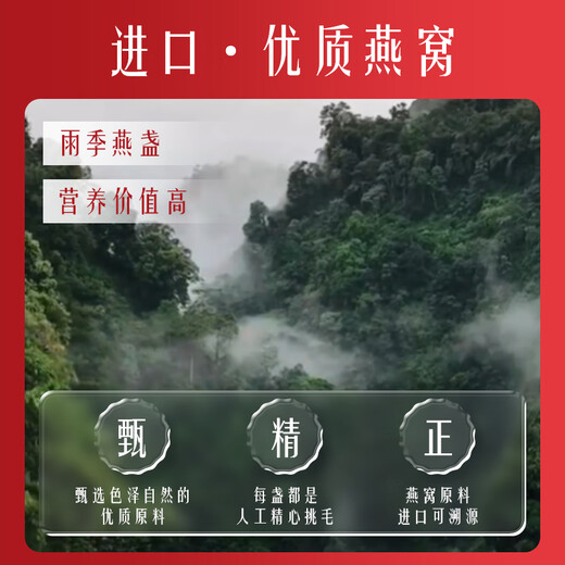 内廷上用同仁堂燕窝 燕窝即食 燕窝礼盒端午节礼物产妇营养品高端礼品14瓶