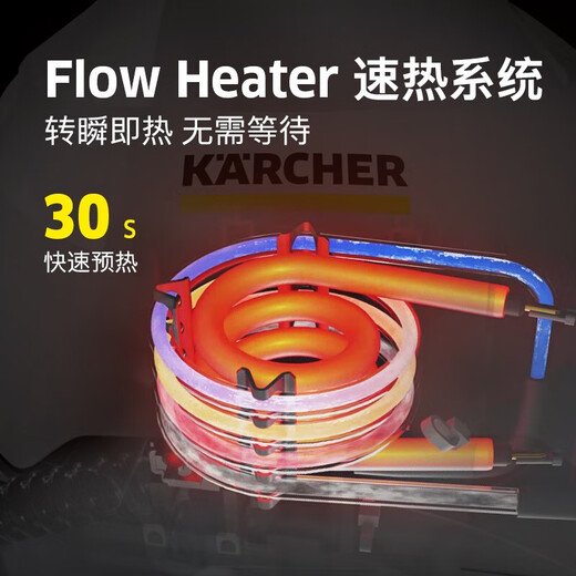 KARCHER 官方翻新机 蒸汽拖把家用速热多功能蒸汽清洁机高温高压杀菌率99.99% SC3 白色