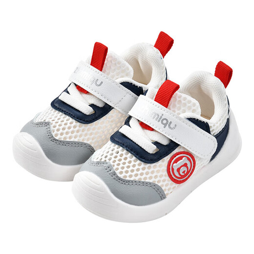 Baby sandals men's summer toddler shoes 0-1-2 years old baby anti-slip soft sole baby net shoes baby shoes pink (L13) 18 size 18 [inner length 13.5cm suitable for foot length 13]