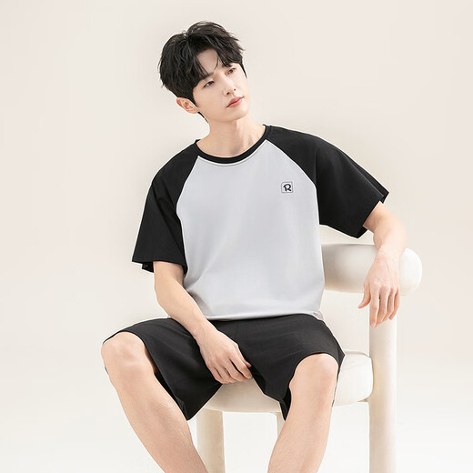 A new step to increase the size of the short sleeves for men's rag-sleeved sleeves. S5155-Black M XXXL_Suggestions 180-185c,160-