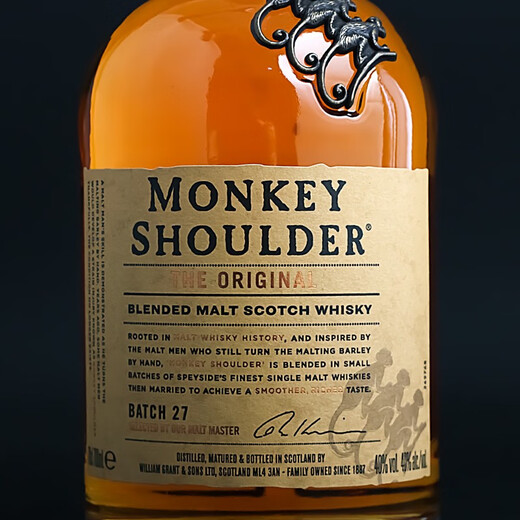 Drei Monkey Schulter -Affen Schulter Single Malt Golden Affen reiner Whisky gemischter Whisky Drei Affen -Affen Schulter drei Affen Whisky ohne Kiste