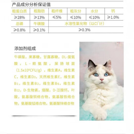 Qianyi LAB Qianyi cat food sw-4 full-price full-term cat food adult cats and kittens probiotics cat main food pet beauty hair food Qianyi SW-4 full-price full-term cat food 1.5kg