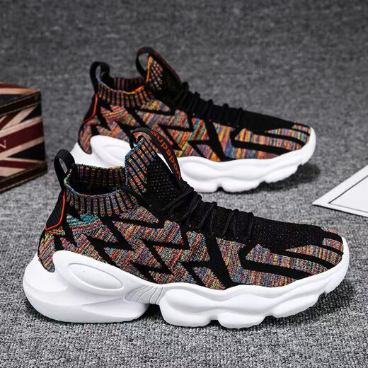 Zapatos changxiang huili zapatos para hombres verano nuevos zapatos de malla delgada transpirable versátiles zapatillas de carreras de luz al aire libre rf-9909 beige 41