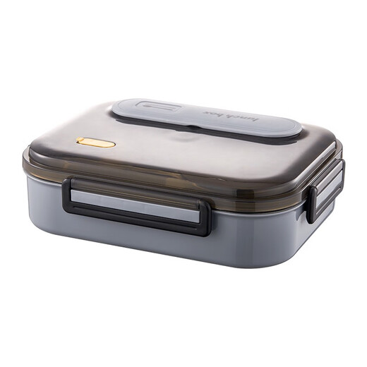 Japaner 316 Edelstahl -Isolierung Buntkinokinterangehörige Spezielle Lunchbox mit großer Kapazität Lunchbox Student Grid Speiseschild Micro 316L Edelstahl großer Größe 5 Gittergrau + Mahlzeit 316