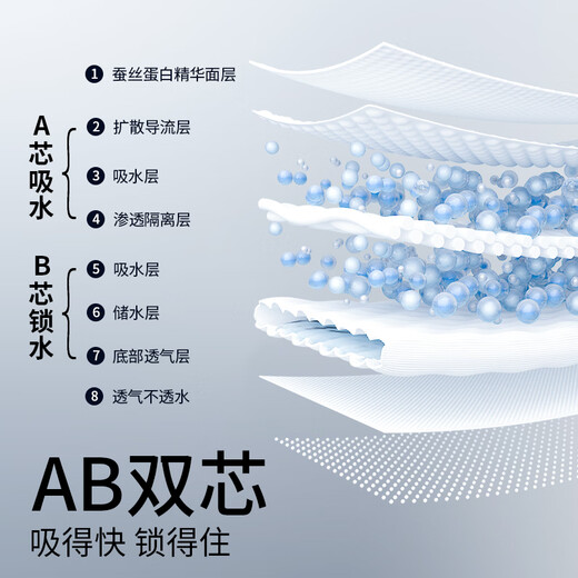 卡布KABU 青花七彩拉拉裤尿裤婴儿尿不湿至柔触感 拉拉裤试用装4XL码3片(18-25KG)