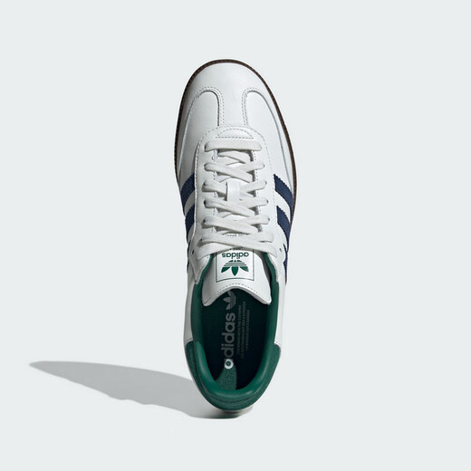 adidas Clover Men and Women SAMBA OG Casual Shoes IH4882 White 44.5