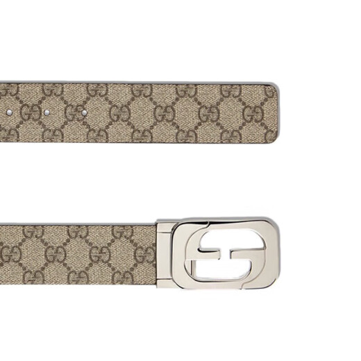 
Gucci (GUCCI) Gucci Kuqi Men's Belt Double G Smooth Buckle Black Men's Belt (Width about 4cm) (Give to boyfriend) Coffee 245861 KGDHN 9767 100 (suitable for waist circumference of 95-105cm)