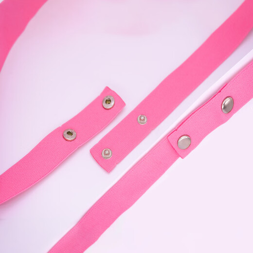 OLO chastity lock auxiliary belt men's cb lock lifting belt men's thong double D style three-way anti-fall cb lock accessories V-shaped auxiliary belt - black