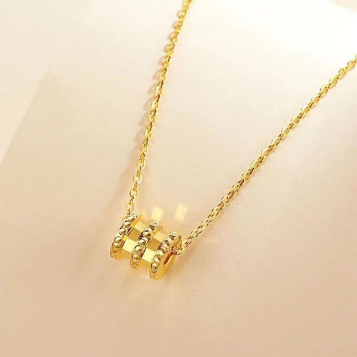 NXO pure gold 999 accessories gold small waist pendant 999 pure gold small waist hand-knitted diy small accessories light luxury 0.02g small waist--single accessory