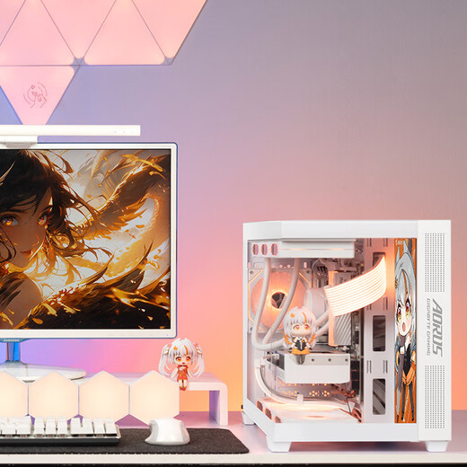 Gigabyte i5 14600KF/RTX5060Ti graphics card assembly computer high-end e-sports game Black Myth Wukong family bucket custom DIY desktop computer host 1 I5 14600K丨No graphics card