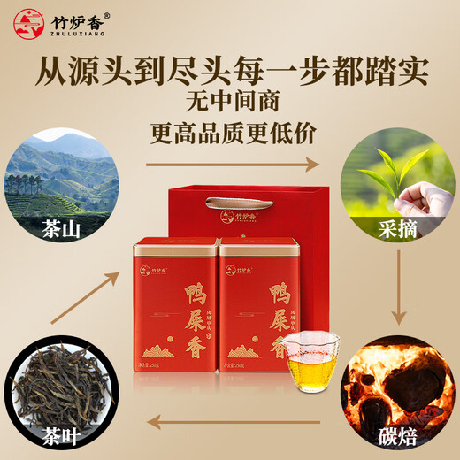 
Bamboo Burning Incense Spring Tea Phoenix Single Covenant Tea Duck Shit Flavor Oolong Tea High-end Single Covenant Tea Chaozhou Tea High-end Gift Box Pack