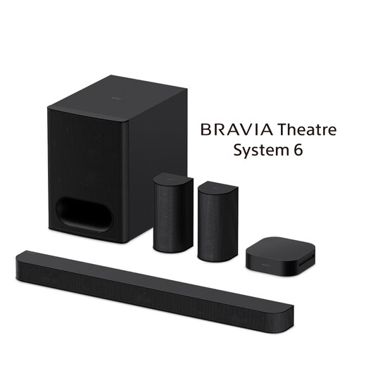 Sony (SONY) 2025 new product HT-S60 1000W high-power 5.1 solid channel rear surround sound bar home theater TV audio Dolby Atmos