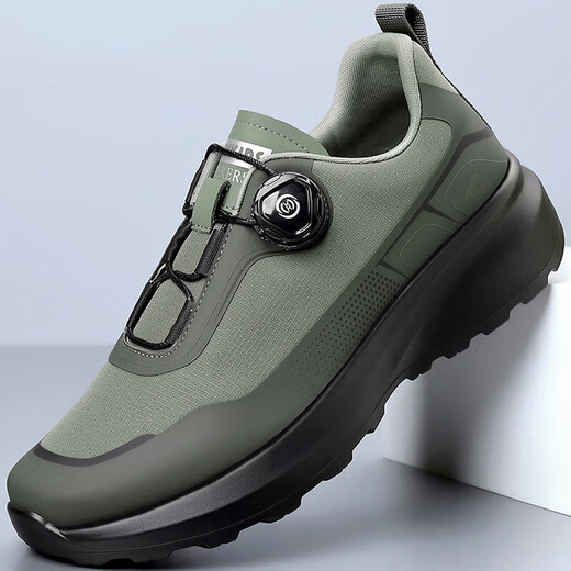 Camel Dynamic Men's Chaussures Nouveau été extérieur en plein air Sneakers SOLE SOLE MESH SHOWNable Men's Casual Chores Green [Sole Sole Shock Absorption] Non-Slip 3527 38 Taille de chaussure en cuir standard