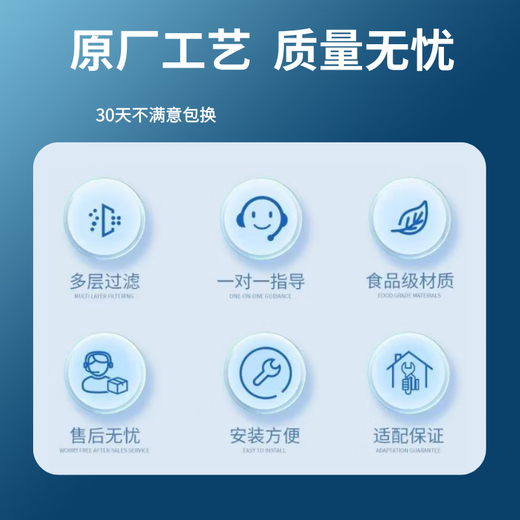 芬享瑞可配套飞利浦净水器滤芯AUT1007/1008/AUT723/724/AUT4008/4009 【全套三支400G】AUT1007/1008