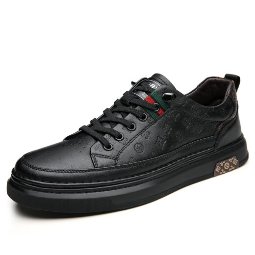 Yierkang Men's Shoes 2025 Nuevo primavera zapatos de cuero casual de hombres transpirables para hombres zapatos versátiles de tablero de moda para hombres Yek9909 White 38 [Tamaño de zapato de cuero estándar]