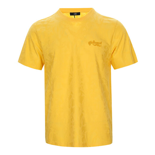 VJC [same style for counter] 2025 Spring and Summer Men's New Fashion Contrast POLO Shirt Trendy Commuter B25BA1048 Yellow M /48