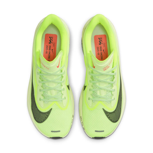 Nike (Nike) Zoom Fly 6 Chaussures de course professionnelles de course de route pour la route Automne Léger Fn8455 701 Green / Gris Black / Gris Fluorescent Jaune / Purple Bleu 37.5