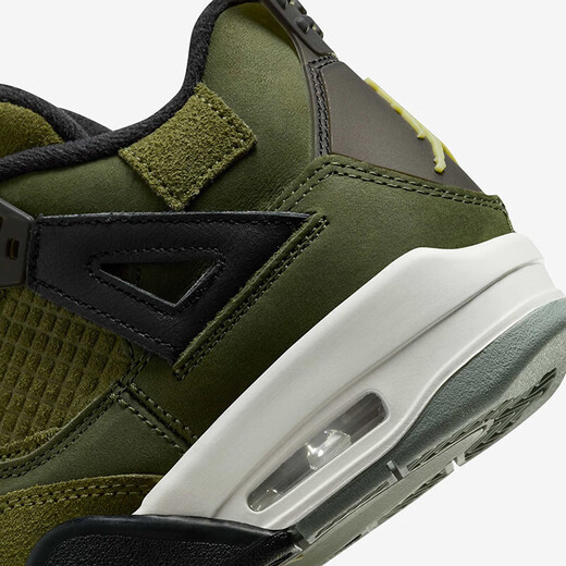 耐克（NIKE）Air Jordan 4 Retro GS AJ4橄榄绿 大童/女子复古篮球鞋 FB9928-200 35.5