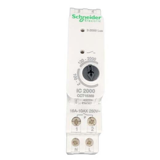 CCT15285 Schneider IC Control de iluminación Interruptor fotosensible Tipo de interior IC2000 Contacto 1NO220-240V CCT15483 Interruptor fotosensible Programable al aire libre Tipo 2