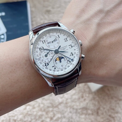[Second-main 99 New] Longines (longies) célèbre artisan's watch entièrement automatique mécanique mécanique entreprise décontractée rui montre des montres de luxe à huit aiguilles new 687 boulange de mouvement 40,0 mm garantie authentique, une pour fausse compensation pour trois compensations