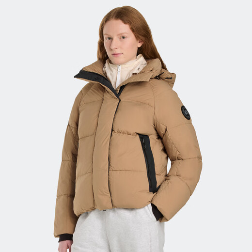 Canada Gans Junction Damens Black Label Parker Coat Outdoor Casual Jacket Big Goose Down Jacke 2602lb 1483 Wüstenfarbe m
