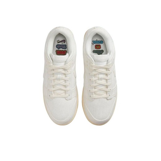 Nike (Nike) Женская обувь Dunk Low Low Low Top Retro Boards Shosers Casual Shoes Dh9765 FD0868-133 Серый холст 36,5