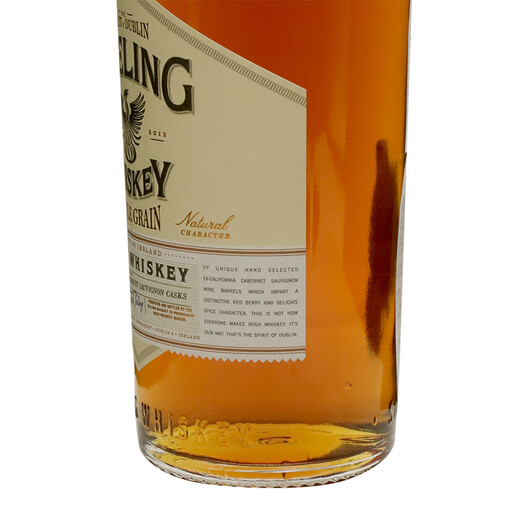 Teeling Lrish Whisky, vino extranjero con licencia, un solo grano 46%