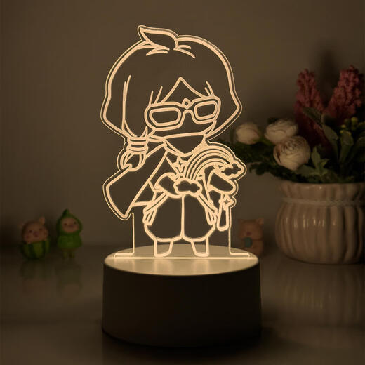 光遇周边小夜灯白鸟巫师虚荣花环初始公仔玩偶生日礼物手办小摆件 三色款 9923猫猫