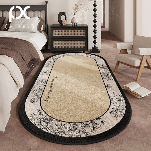 地毯卧室床边毯免洗可擦法式房间沙发茶几毯家用隔音地垫加厚防滑 晴鸢-14116 120x240cm