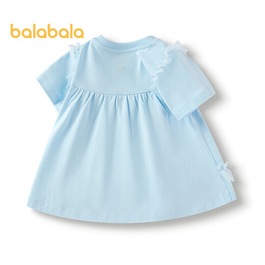 Balabala baby short-sleeved T-shirt girls tops 2025 summer wear sweet and fashionable 208225117032